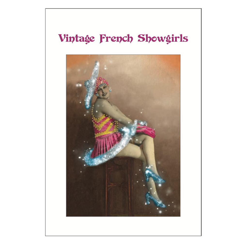 Vintage French Showgirls Postcard Pack PP029