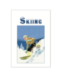 Skiing Postcard Pack PP022