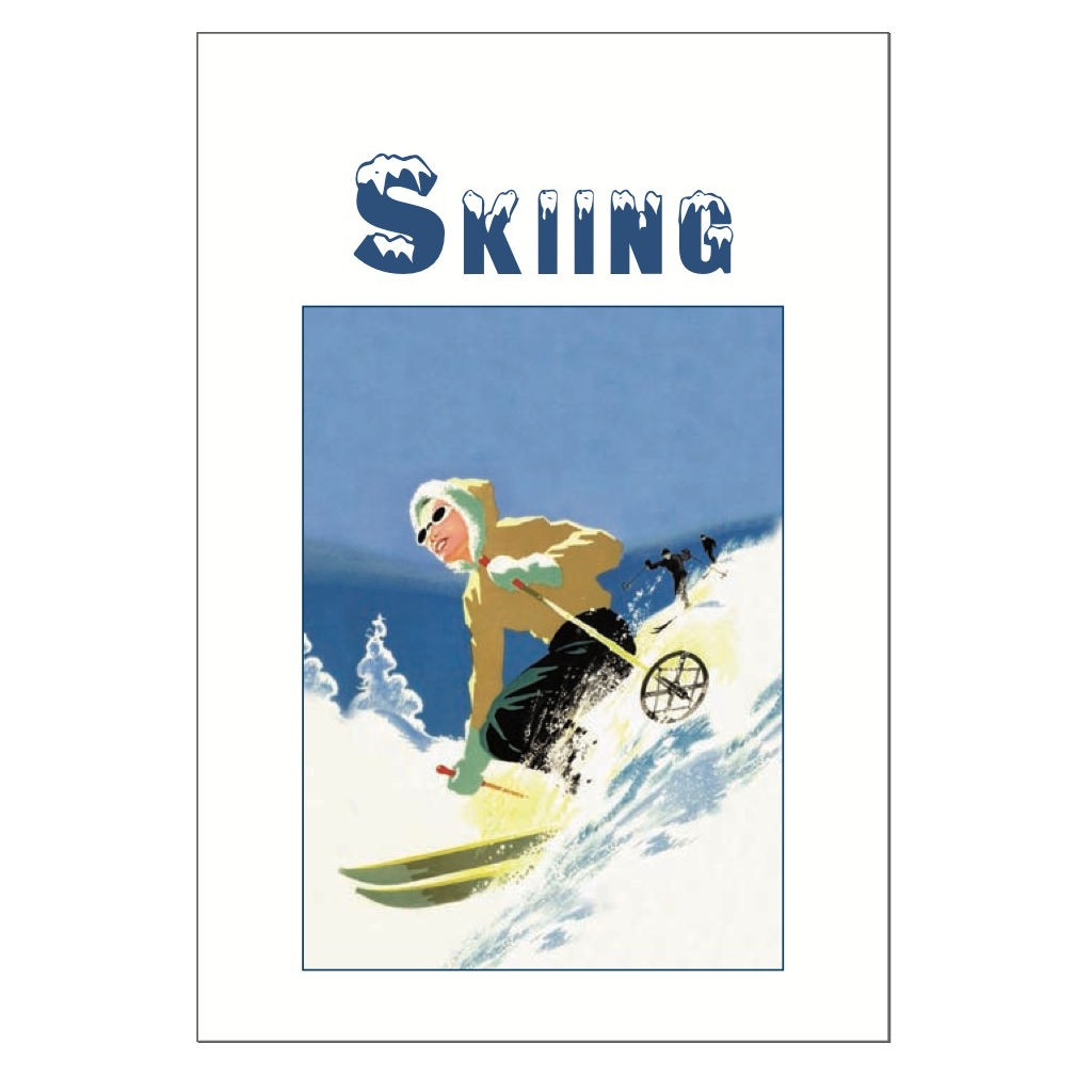 Skiing Postcard Pack PP022