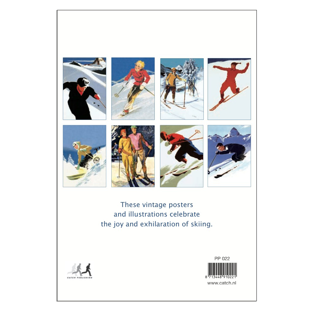 Skiing Postcard Pack PP022