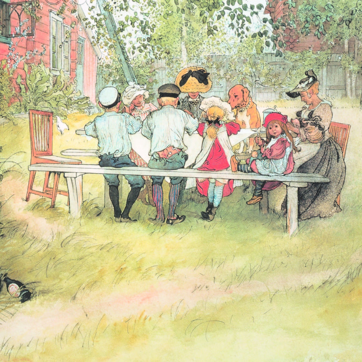 Set of 6 Carl Larsson Coasters