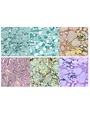 Set of 6 Marbled Style Tiles