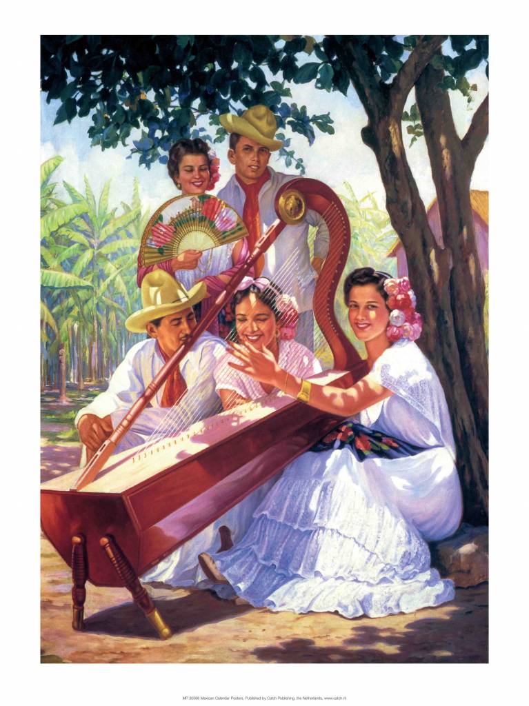 Retro Mexican Poster,