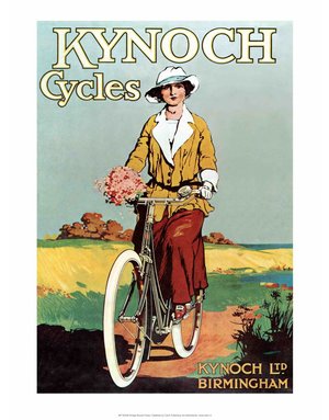 Vintage Bicycle Poster, Kynoch