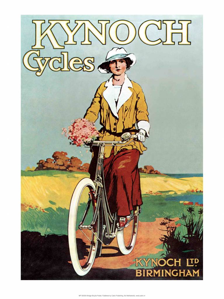 Vintage Bicycle Poster, Kynoch