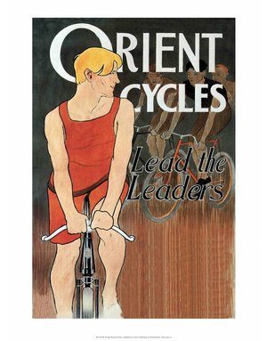 Vintage Bicycle Poster, Orient