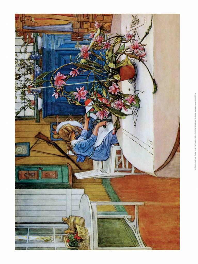 Catch Publishing Carl Larsson, Interior with Cactus, 1914