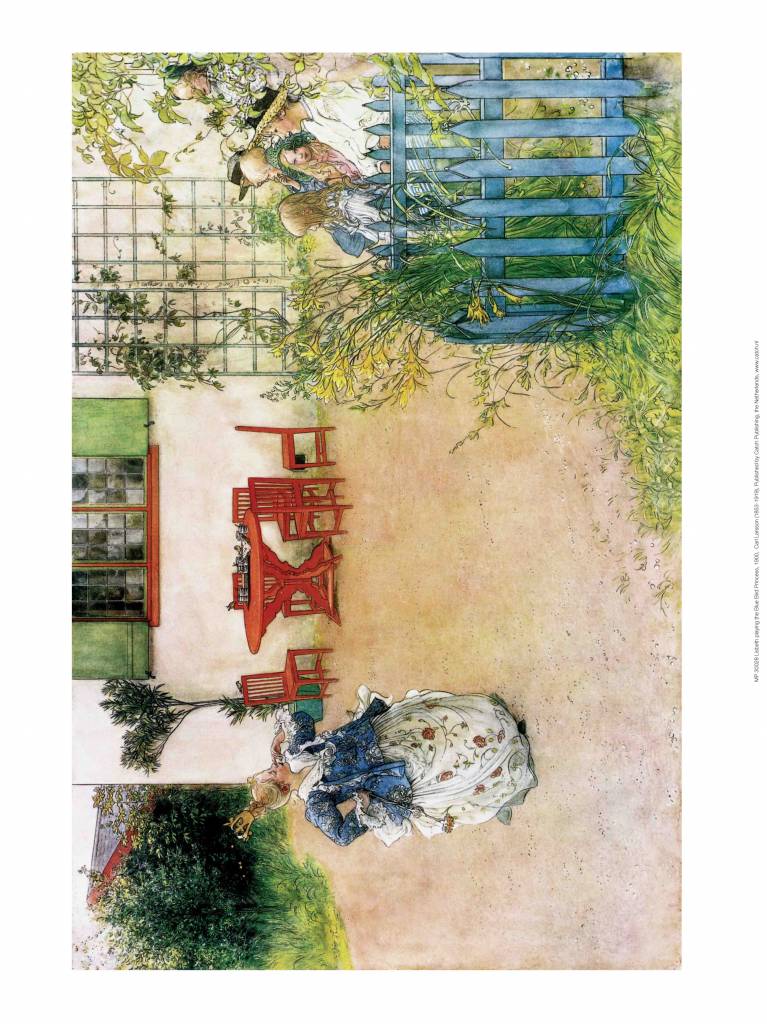 Catch Publishing Carl Larsson, Lisbeth playing the Blue Bird Princess, 1900