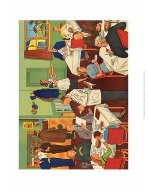 Vintage Classroom Poster - Restaurant