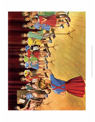 Vintage Classroom Poster- The School Band
