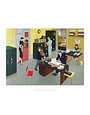 Vintage Classroom Poster - Business at the Office