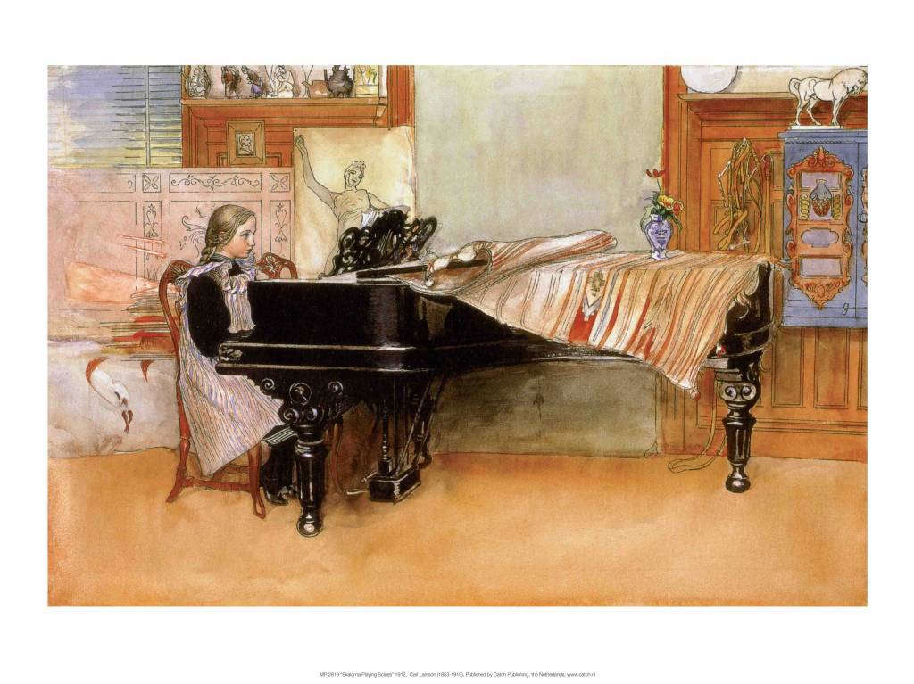 Catch Publishing Carl Larsson, Playing the Piano