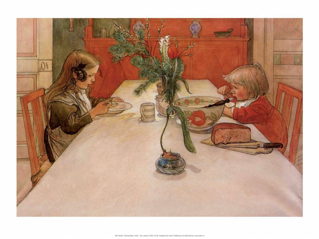 Catch Publishing Carl Larsson, Evening Meal, 1905