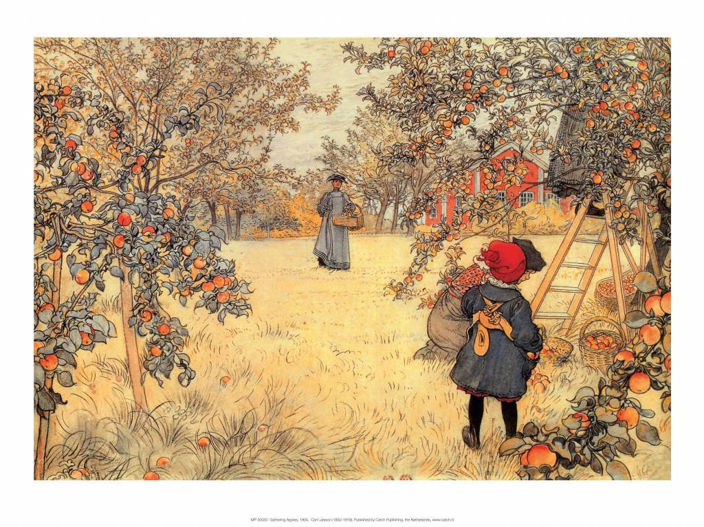 Catch Publishing Carl Larsson, Gathering Apples, 1904