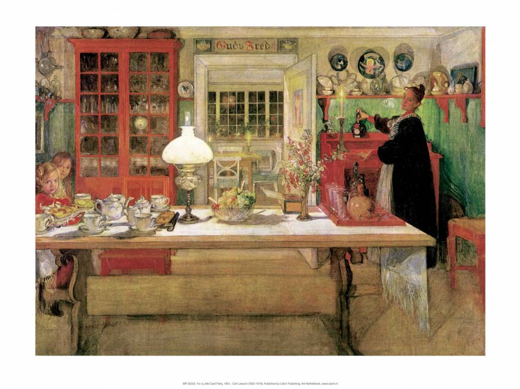 Catch Publishing Carl Larsson,  For a Little Card Party, 1901