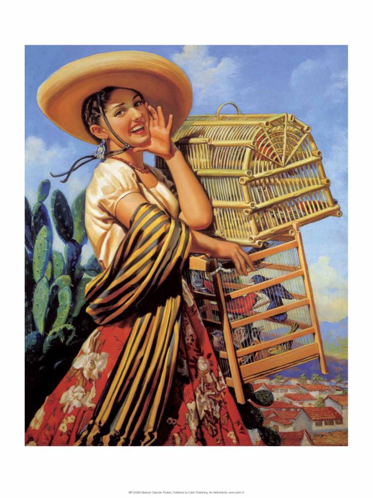 Retro Mexican Poster,