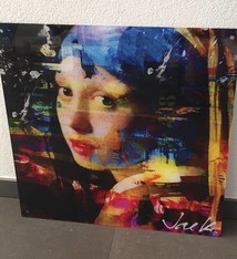 Wandbord plexiglas "Meisje met de Parel"