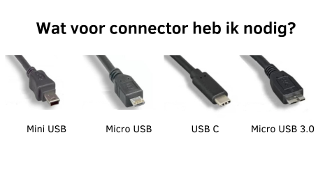 Wat voor connector heb ik nodig 