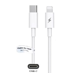 1,0m USB C kabel met Lightning connector voor Apple