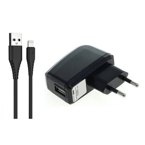 OneOne 2A lader + 1,0m USB A kabel met lightning connetor geschikt voor Apple