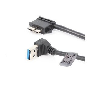 OneOne 0,25m Haakse Micro USB 3.0 kabel geschikt voor externe harde schijf/portable harde schijf van Intenso