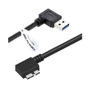 OneOne 0,22m Haakse Micro USB 3.0 kabel geschikt voor externe harde schijf/portable harde schijf van Buffalo