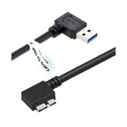 OneOne 0,22m Haakse Micro USB 3.0 kabel geschikt voor externe harde schijf/portable harde schijf van JVC