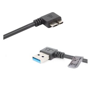 OneOne 0,23m Haakse Micro USB 3.0 kabel geschikt voor externe harde schijf/portable harde schijf van Pentax