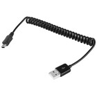 OneOne 0,7m Spiraal USB A kabel met Mini connector geschikt voor Apitek