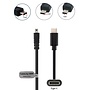 0,3m USB C camera, av datakabel voor onder andere Fuji Finepix, Leica, Nikon, Panasonic, Samsung, Sony en Vivitar