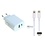 20 Watt snellader met USB A en USB C aansluiting + 2,0m USB C kabel met Lightning connector voor Apple iPhone, iPad en iPod