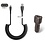 2.1A Autolader + 0,5m spiraal USB C kabel