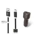 2.1A Autolader + 1,0m Mini USB kabel geschikt voor onder andere Garmin, Medion, Mio, Texas Instruments, TomTom
