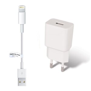 2A lader + 0,2m kabel met Lightning connector geschikt voor Apple iPhone, iPad, iPod en Accessoires