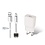 2A lader + 0,25m Mini USB kabel geschikt voor onder andere Garmin, Medion, Mio, Texas Instruments, TomTom