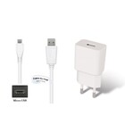 2A lader + 0,9m Micro USB kabel