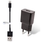 2A lader + 0,2m kabel met Lightning connector geschikt voor Apple