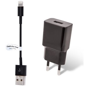 2A lader + 0,2m kabel met Lightning connector geschikt voor Apple iPhone, iPad, iPod en Accessoires