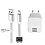 2.1A lader met 2 poorten + 0,25m Mini USB kabel geschikt voor onder andere Garmin, Medion, Mio, Texas Instruments, TomTom