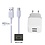 2.1A lader met 2 poorten + 0,25m Micro USB kabel