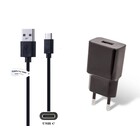 2A lader + 0,25m USB C kabel