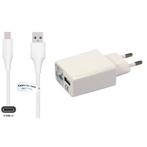 2A lader + 0,8m USB C kabel