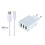 Oplader met 3 poorten + 1,0m USB kabel met Lightning connector geschikt voor Apple iPhone, iPad, iPod en Accessoires