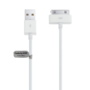 2,0m kabel met dock connector geschikt voor Apple iPhone, iPad en iPod