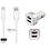 4.8A autolader met twee poorten + 1,2m USB C kabel