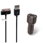 2.1A Autolader + 1,2m kabel met dock connector geschikt voor Apple