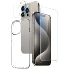 iPhone 15 Pro Max Screenprotector, Hoesje & Camera Lens Protector
