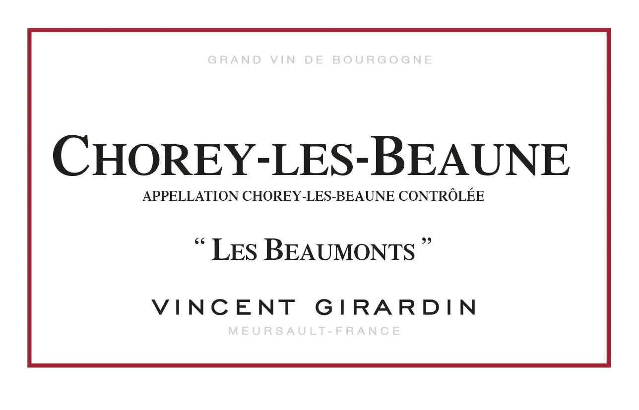 Vincent Girardin Chorey-Les-Beaune | Les Beaumonts  2021