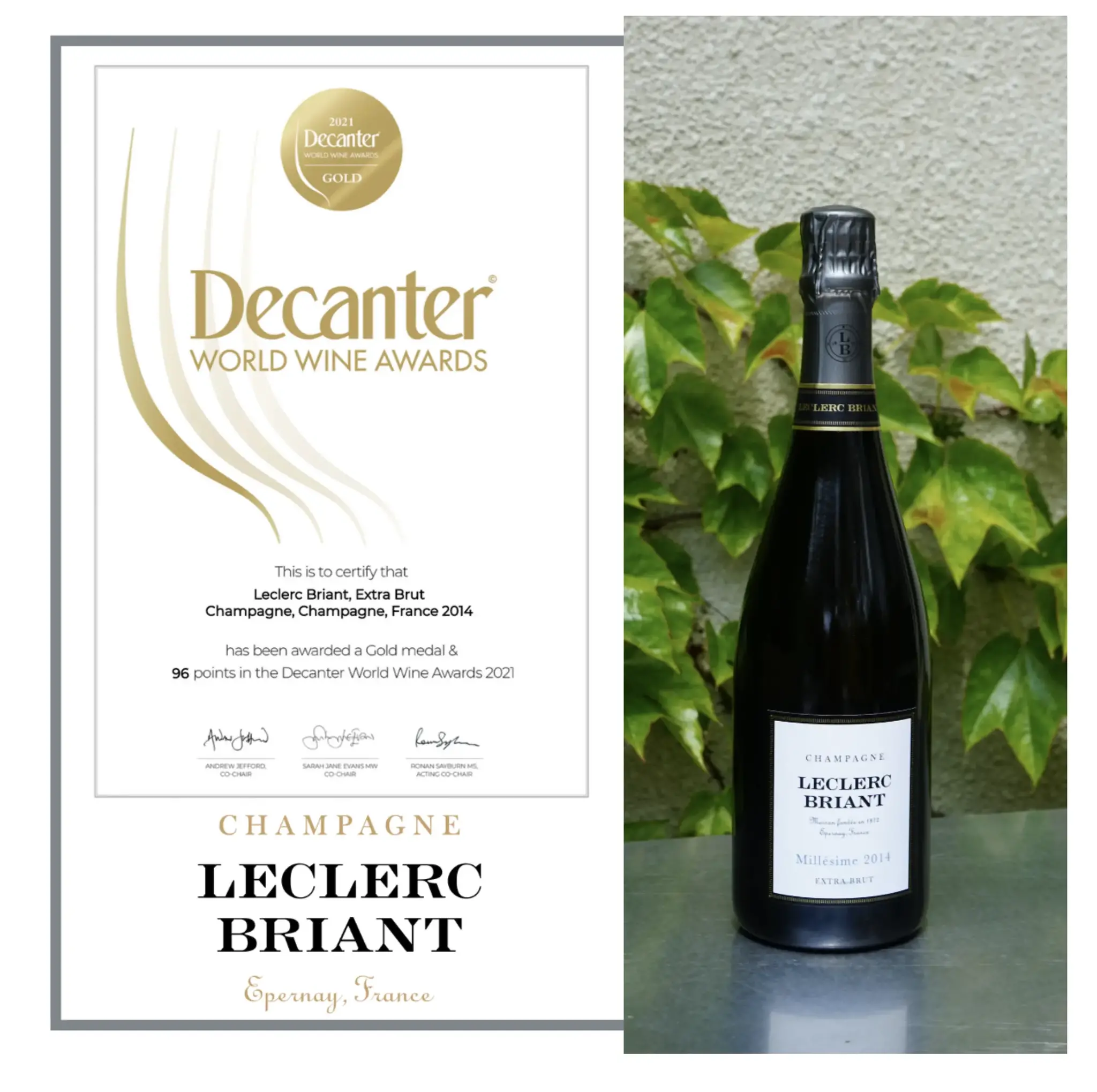 Leclerc Briant Champagne Millésime Extra Brut 2019