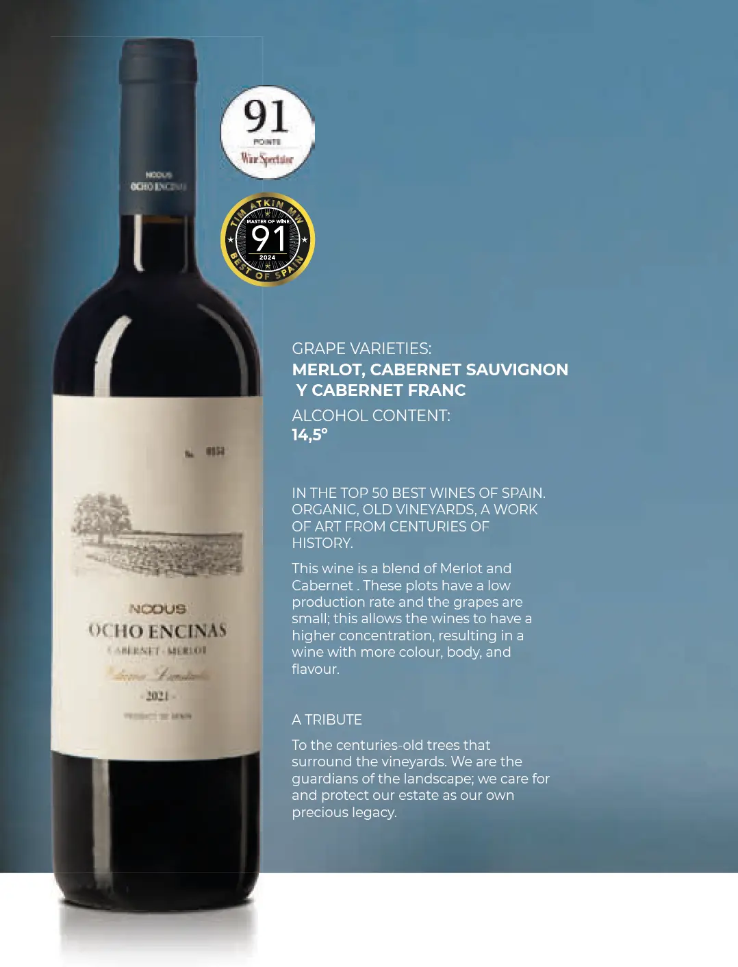 Bodegas Nodus Ocho Encinas Tinto 2021